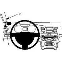 Brodit ProClip houder geschikt voor Peugeot 508 2011-2018 Left mount