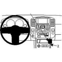 Brodit ProClip houder geschikt voor Nissan Pathfinder 2010-2012 Angled mount