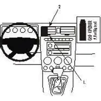 Brodit ProClip houder geschikt voor Hummer H3 2005-2011 Center mount