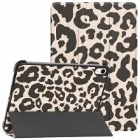 IMoshion Design Trifold Bookcase voor de Apple iPad 11 (2025) 11 inch A16 / iPad 10 (2022) 10.9 inch - Leopard