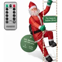 Monzana LED Kerstman 240cm - Binnen/Buiten – Incl. Afstandsbediening