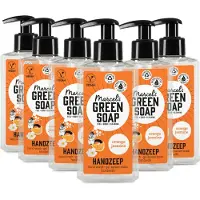 Marcel's Green Soap 6x Handzeep Sinaasappel & Jasmijn 500 ml