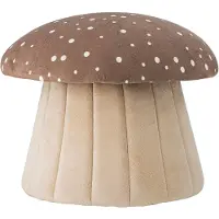Bloomingville Poef - 37x30 cm - Hoed - Bruin - - OneSize - Poefs