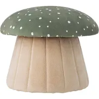 Bloomingville Poef - 37x30 cm - Hoed - Groen - - OneSize - Poefs