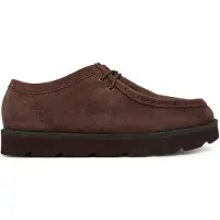 Clarks Originals Meare Wallabee Suède Heren Donkerbruine Veterschoenen