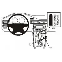 Brodit ProClip houder geschikt voor Volvo S80/ V70 II / XC70 Angled mount