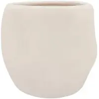 Daan Kromhout Lisboa organische bloempot voor binnen 35X35X32CM wit