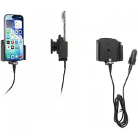 Brodit houder geschikt voor Appel Iphone Air Actieve verstelbare houder met 12v sig-plug