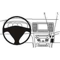 Subaru ProClip houder geschikt voor Subaru Legacy/ Outback 2007-2009 Angled mount