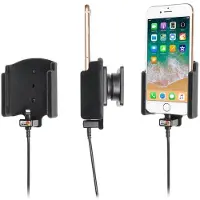 Brodit houder geschikt voor Apple iPhone 8 Actieve houder met vaste voeding (Gestoffeerd)