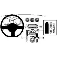 Brodit ProClip houder geschikt voor Audi TT 2007-2014 Console mount