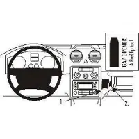 Brodit ProClip houder geschikt voor Volkswagen Caddy 2004-2015 Angled mount