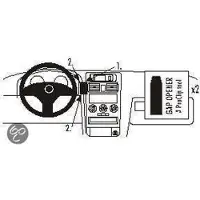 Brodit ProClip houder geschikt voor Opel Astra 1998-2003 Center mount