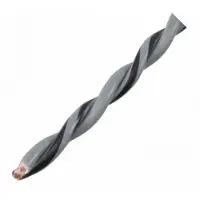 Audio System Gedraaide luidsprekerkabel. Grijs. 2x 0,75mm² . 100 mtr per rol