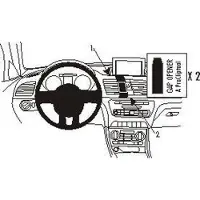 Brodit ProClip houder geschikt voor Audi Q3 2012-2018 Center mount
