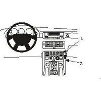 Brodit ProClip houder geschikt voor Land Rover Range Rover 2002-2012 Angled mount
