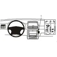 Seat ProClip houder geschikt voor Seat Alhambra- Volkswagen Sharan 2001- 2010 LET OP: UITLOPEND ARTIKEL, KAN NIET RETOUR!