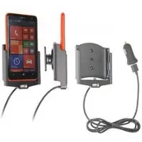 Brodit houder geschikt voor Nokia Lumia 625 Actieve houder met 12V USB plug. Let op: Uitlopend artikel, Kan niet retour!