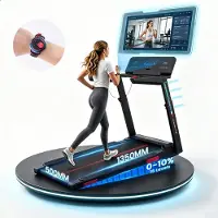 CITYSPORTS NB2 AI Loopband Inklapbaar 10% - 135*50CM - AI-spraakbediening - 1-16.5km/u - Treadmill - Wandelband - Walking pad - 200KG - App - Bluetooth - en horlogebesturing