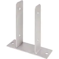 Alberts 212902 U-paalhouder | om op te schroeven | rvs | vrije breedte 71 mm