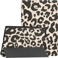 IMoshion Design Trifold Bookcase voor de Lenovo Tab (2025) - Leopard