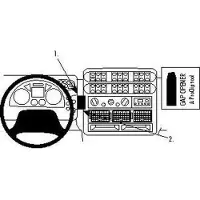 Brodit ProClip houder geschikt voor Iveco Eurocargo 2005-2009 Center mount