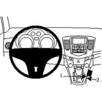 Brodit ProClip houder geschikt voor Chevrolet Cruze 2009-2014 Console mount