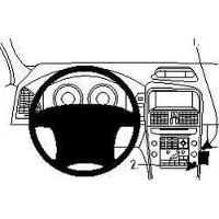 Brodit ProClip houder geschikt voor Volvo XC60 2009-2010 Angled mount