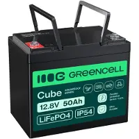 Green Cell LFPGC12V50AH UPS-accu Lithium-ijzerfosfaat (LiFePo4) 12 V 50 Ah