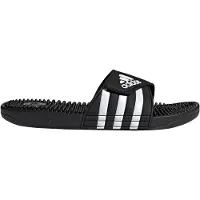 Adidas Muiltjes 'Adissage' zwart / wit