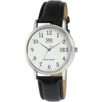 Q&Q Analoog horloge zwart / zilver