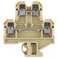 Weidmuller 0355460000 Doorgangsserieklem Schroeven Beige, Geel 100 stuk(s) Piece