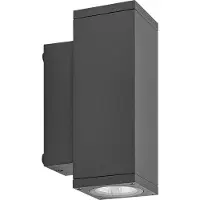 Deko-light ShoreLine Pro Square Up+Down 731209 Wandopbouwarmatuur 7.5 W LED Grafietgrijs (RAL 7024)