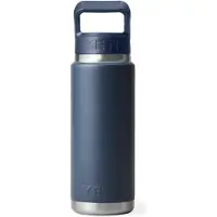 Yeti Coolers - Rambler Bottle Colour Straw Cap - Isoleerfles 769 ml, blauw