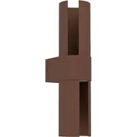 Eglo Montelauro Wandlamp Buiten - 32 cm - Roestbruin - Instelbaar wit licht (warm, neutraal en daglicht)