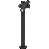 Eglo Fossignano Staande lamp Buiten - LED - 70 cm - Zwart/Helder - Kantelbaar