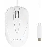 Macally Turbo Optische USB-C muis Wit