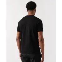BOSS Heren Zwart RN Slim Fit T-shirt (XL), Casual, Korte mouwen, Biologisch katoen 50517970