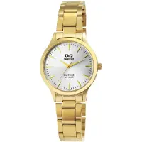 Q&Q Herenhorloge siliconen Oscar roestvrijstalen band, chronograaf, rechthoekig, stopfunctie