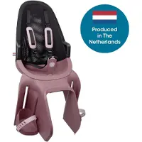 Qibbel Air Fietsstoeltje Achter Bagagedrager bevestiging - QuickConnect - Fietszitje - Plum Rose
