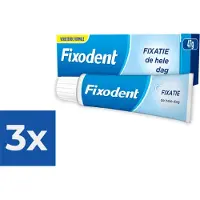 Fixodent Kleefpasta Fresh 47 gr - Voordeelverpakking 3 stuks
