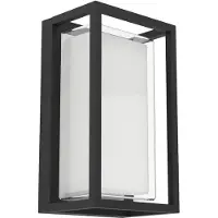 Eglo Wandlamp buiten | Genovese | 3000+4500+6000K | Zwart | IP65 | 10W