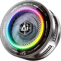 Remax RT-F14 - Telefoonkoeler - Digitale True Icing - Aluminium - Gun Black
