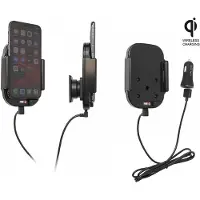 Brodit houder - geschikt voor Apple iPhone 11 Pro Qi wireless Actieve verstelbare houder met 12V USB plug
