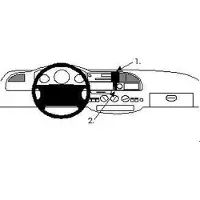 Brodit ProClip houder geschikt voor Ford Transit 1995-1999 Center mount. LET OP: UITLOPEND ARTIKEL. KAN NIET RETOUR!