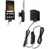 Brodit houder geschikt voor Samsung Galaxy S23 Ultra Actieve houder met vaste voeding