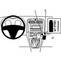 Brodit ProClip houder geschikt voor Toyota Corolla 2008-2011 Angled mount