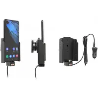 Brodit Houder actieve Samsung Galaxy S21+ met USB-kabel, Smartphonehouder, Zwart