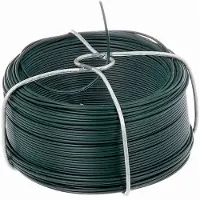 Alberts 530532 draadspoel | verzinkt, groene kunststof coating | draad-Ø 1,2 mm | lengte 50 m | set van 2