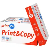 Print24 Printpapier Kopieerpapier 5000 vel 10 x 500 A4 Premium Hoogwit CIE 160 Testwinnaar PEFC gecertificeerd